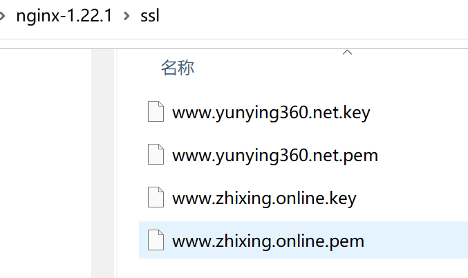 Nginx1.22.1配置多个域名和多个SSL证书插图